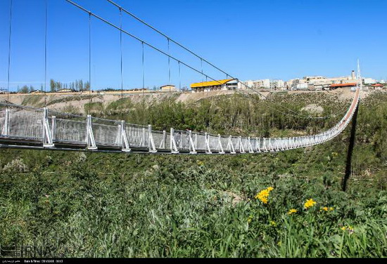 مرتفع ترین پل خاورمیانه در مشگین شهر